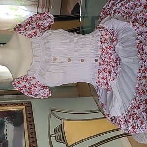 Floral Patchwork Dress ❤️